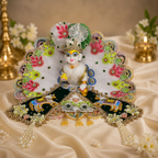 Shwet Pushp – White Floral Pearl Poshak