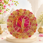 Vrindavan Bandhej Zari Poshak