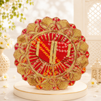Vrindavan Bandhej Zari Poshak
