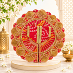 Vrindavan Bandhej Zari Poshak
