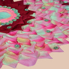 Gulabi Kamal – Pink Lotus Floral Poshak