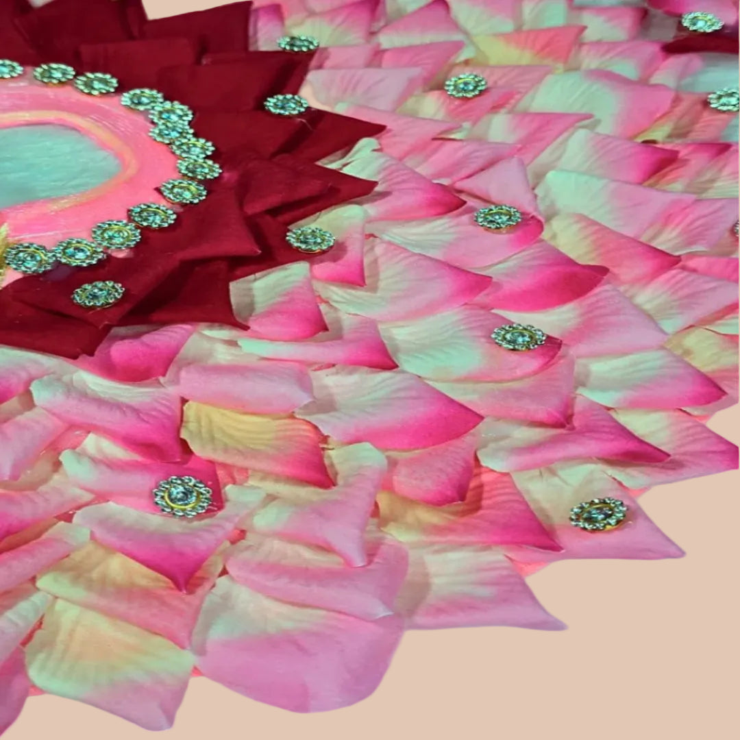 Gulabi Kamal – Pink Lotus Floral Poshak