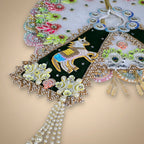 Shwet Pushp – White Floral Pearl Poshak