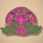 Rang Rasia – Red Peacock Embroidered Poshak