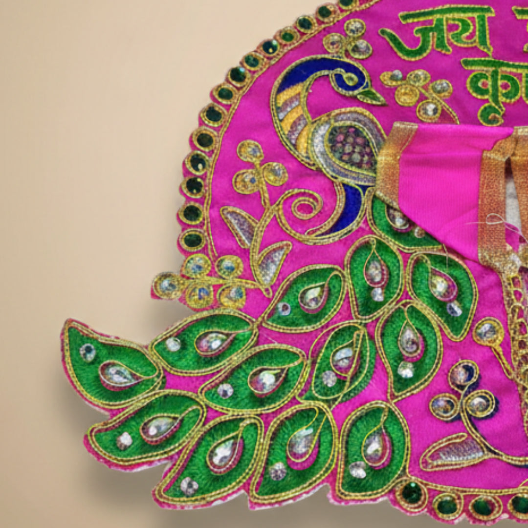Rang Rasia – Red Peacock Embroidered Poshak
