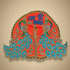 Rang Rasia – Red Peacock Embroidered Poshak