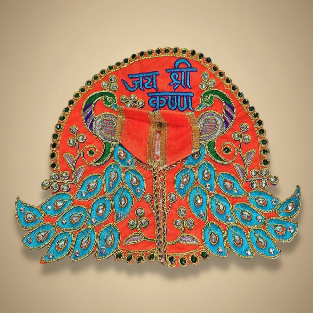 Rang Rasia – Red Peacock Embroidered Poshak