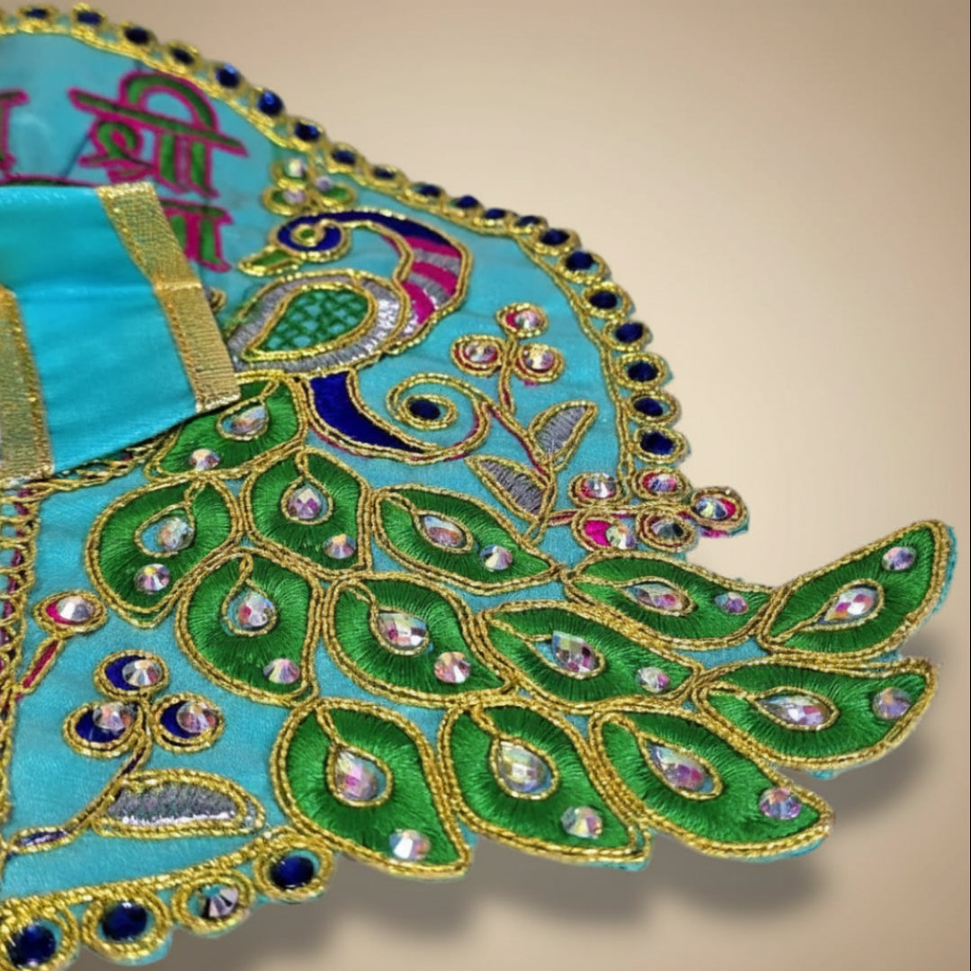 Rang Rasia – Red Peacock Embroidered Poshak