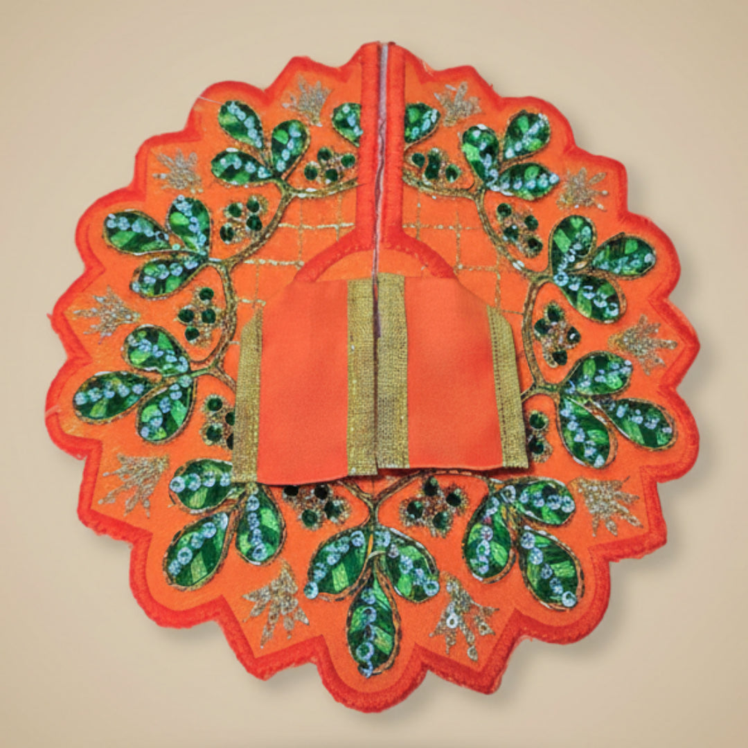 Nitya Sewa – Daily Leaf Embroidered Poshak