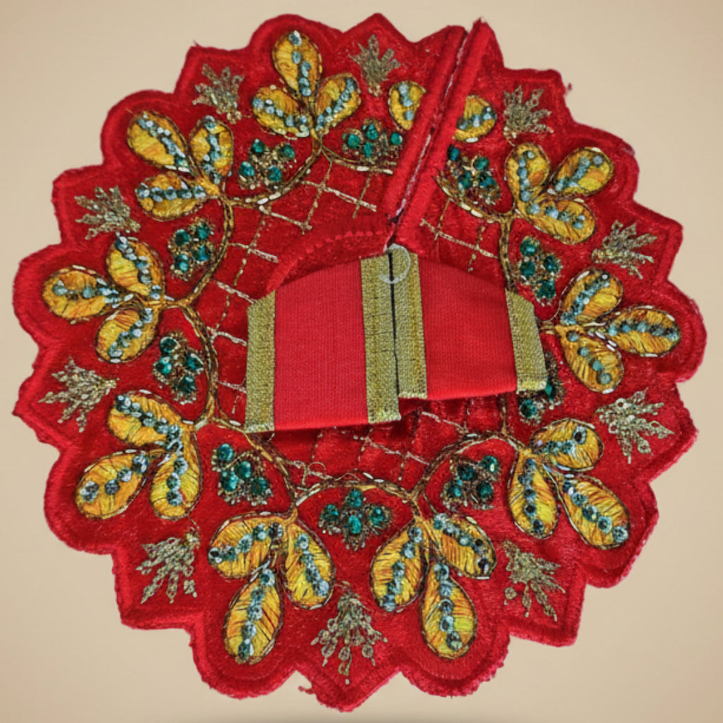 Nitya Sewa – Daily Leaf Embroidered Poshak