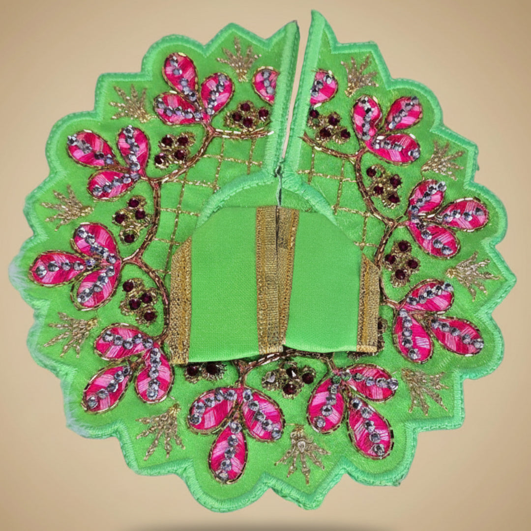 Nitya Sewa – Daily Leaf Embroidered Poshak