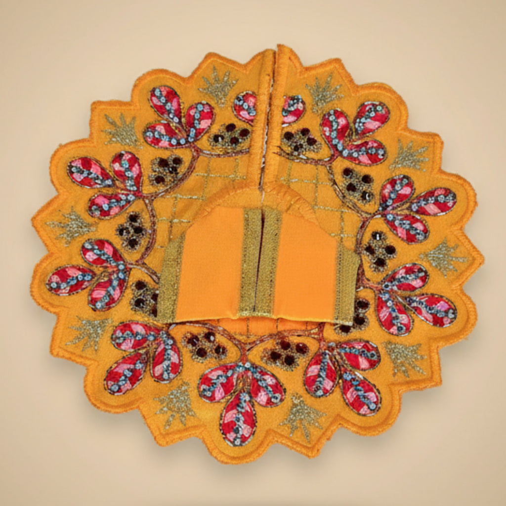 Nitya Sewa – Daily Leaf Embroidered Poshak