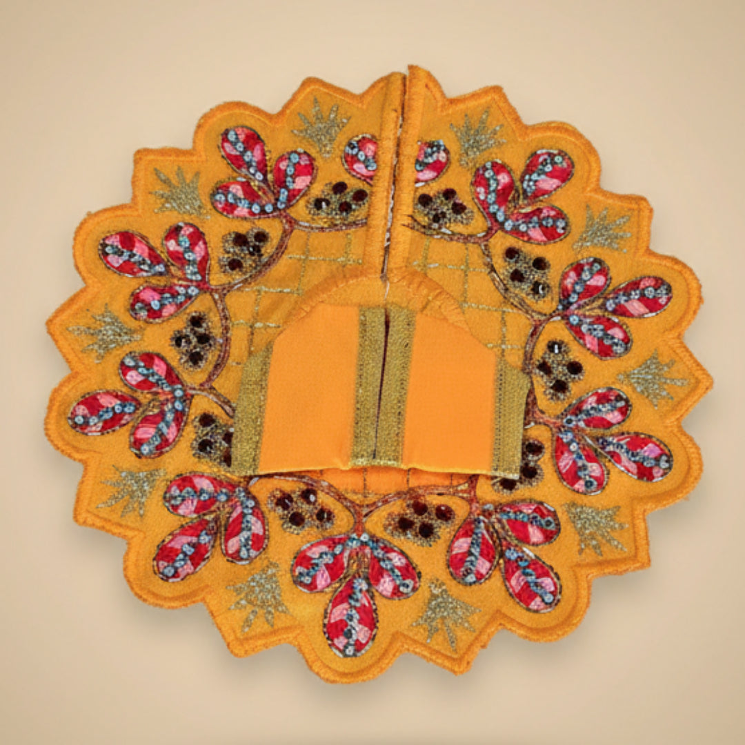 Nitya Sewa – Daily Leaf Embroidered Poshak