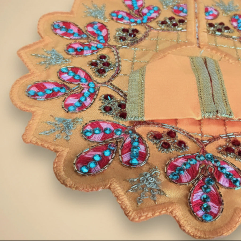 Nitya Sewa – Daily Leaf Embroidered Poshak