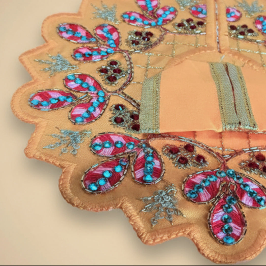 Nitya Sewa – Daily Leaf Embroidered Poshak