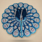 Firozi Lavanya – Blue Sequin Poshak