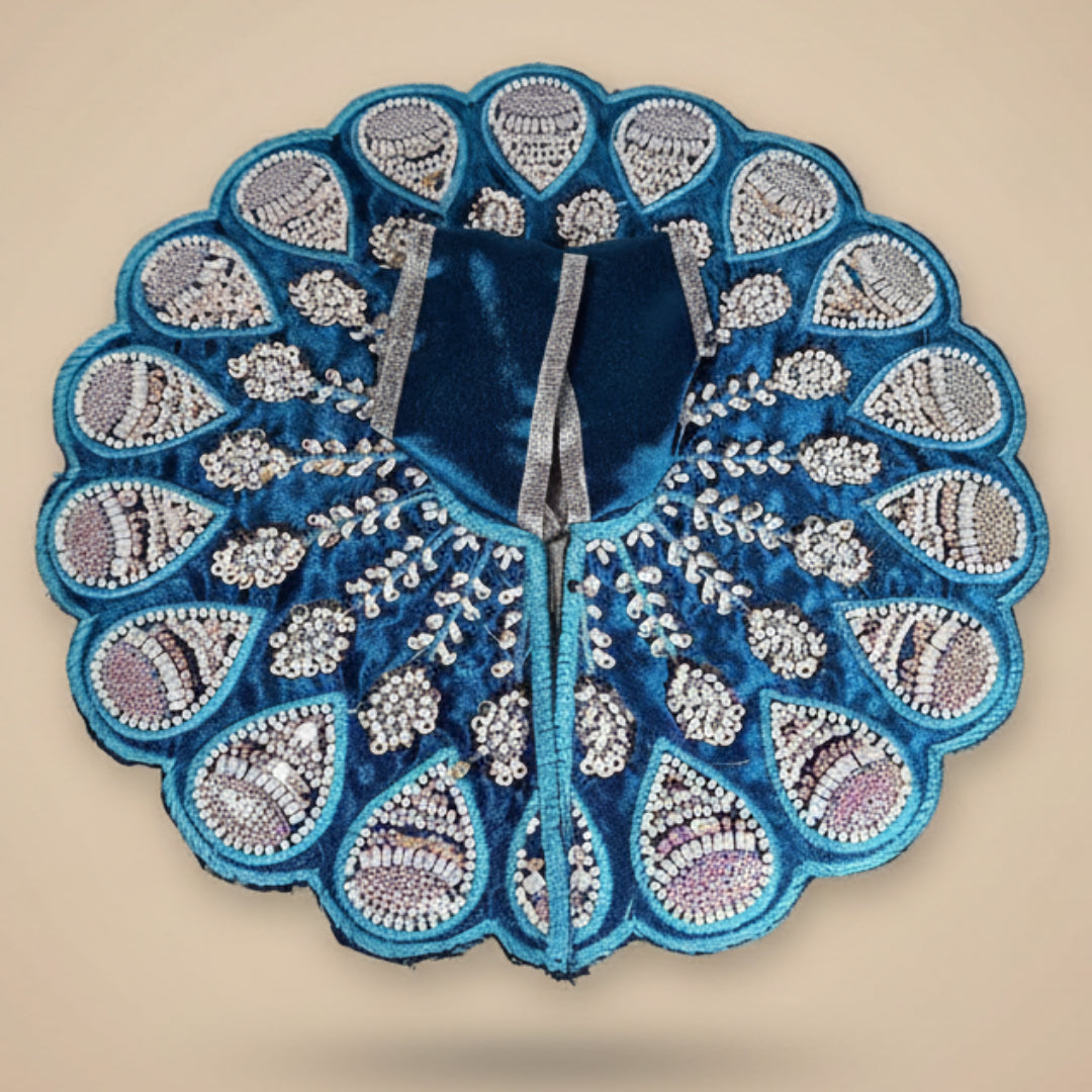Firozi Lavanya – Blue Sequin Poshak