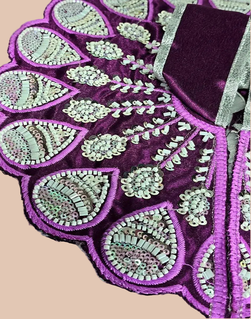 Jamuni Lavanya – Purple Sequin Poshak