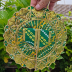 Vrindavan Bandhej Zari Poshak