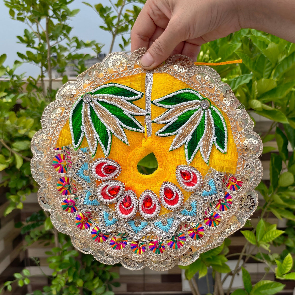 Pitambari Kanha – Yellow Zardozi Poshak with Pagdi