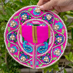 Gulabi Utsav – Magenta Paisley Embroidered Poshak