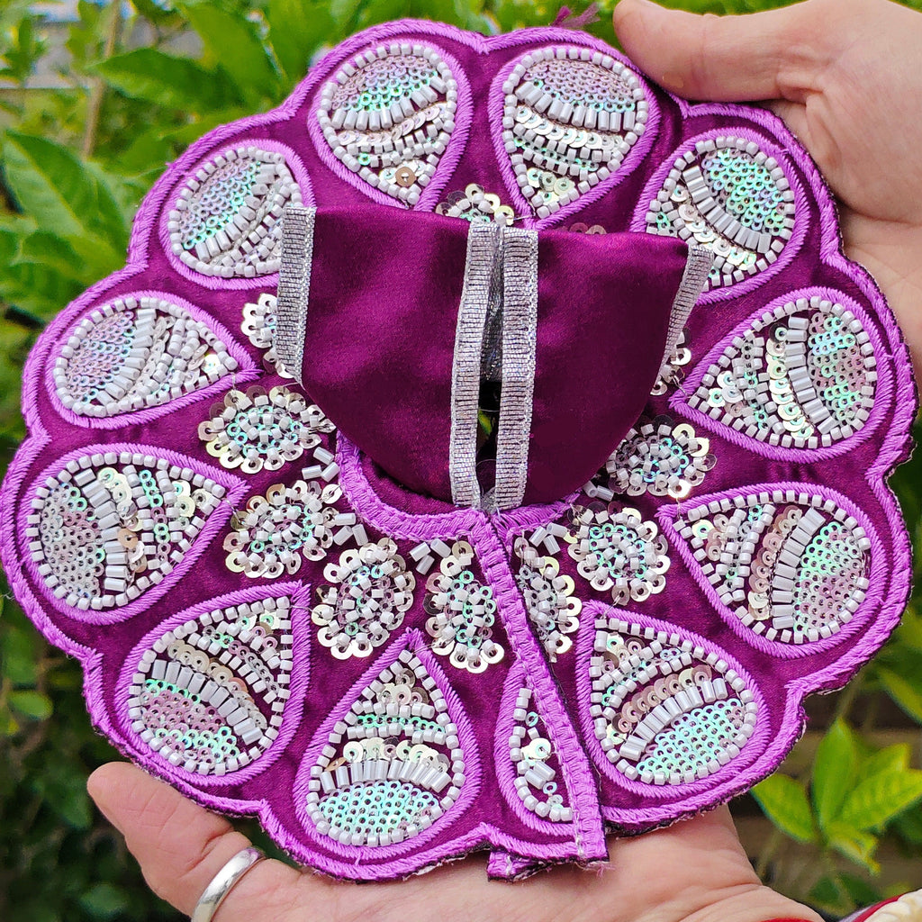 Jamuni Lavanya – Purple Sequin Poshak