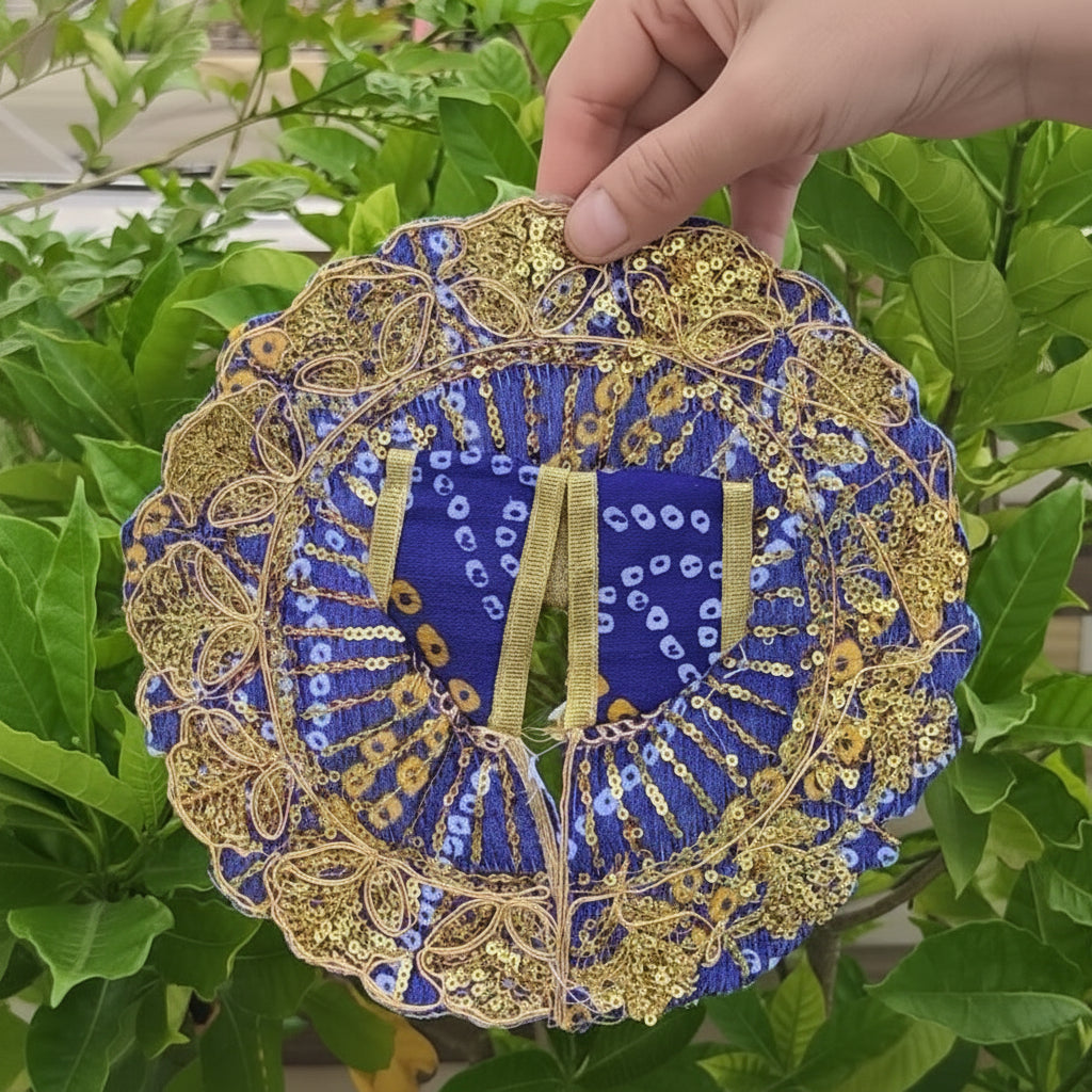 Vrindavan Bandhej Zari Poshak