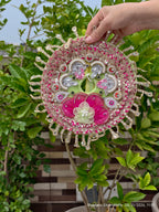 Madhuban Mohini – Green Floral Poshak with Pagdi