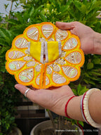 Pitambari Lavanya – Yellow Sequin Poshak